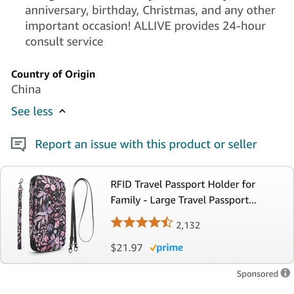 Passport Men’s Case Genuine Leather Color Brown - Picture 8 of 15